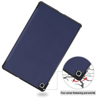 Schutzh&uuml;lle f&uuml;r Samsung Tab S6 Lite P610 P615 10,4 Zoll Slim Case Etui mit Standfunktion und Auto Sleep/Wake Funktion Blau