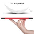 Cover für Samsung Tab S6 Lite P610 P615 10,4 Zoll Tablethülle Schlank mit Standfunktion und Auto Sleep/Wake Funktion Rot