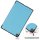 Case für Samsung Tab S6 Lite P610 P615 10,4 Zoll Schutzhülle Tasche mit Standfunktion und Auto Sleep/Wake Funktion Hellblau
