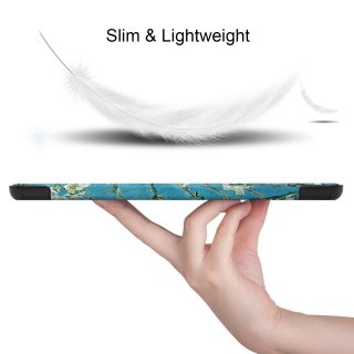 Hülle für Samsung Tab S6 Lite P610 P615 10,4 Zoll Smart Cover Etui mit Standfunktion und Auto Sleep/Wake Funktion