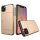 Schutzhülle für Apple iPhone 11 Pro 2019 5.8 Zoll Kreditkarte Case Tasche Stoßfest Gold