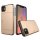 Schutzhülle für Apple iPhone 11 Pro Max 2019 6.5 Zoll Kreditkarte Case Tasche Stoßfest Gold
