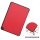Cover für Amazon Fire HD8/Plus 2020/2022 8.0 Zoll 10/12.Gen Tablethülle Schlank mit Standfunktion und Auto Sleep/Wake Funktion Rot