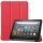 Cover für Amazon Fire HD8/Plus 2020 8.0 Zoll Tablethülle Schlank mit Standfunktion und Auto Sleep/Wake Funktion Rot