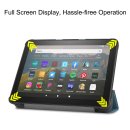 Tablet Hülle für Amazon Fire HD8/Plus 2020/2022 (10/12.Gen) 8.0 Zoll Slim Case Etui mit Standfunktion und Auto Sleep/Wake Funktion Dunkelgrün