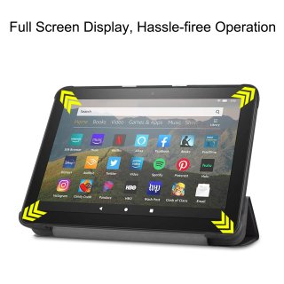 Cover für Amazon Fire HD8/Plus 2020 8.0 Zoll Tablethülle Schlank mit Standfunktion und Auto Sleep/Wake Funktion