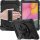 4in1 Hülle für Samsung Galaxy Tab A 10.1 Zoll SM-T510 T515 Outdoor Cover mit Displayschutz Handschlaufe Schultergurt Stifthalter