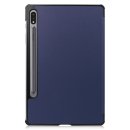 Schutzhülle für Samsung Galaxy Tab S7 SM-T870/T875/X700 Slim Case Etui mit Standfunktion und Auto Sleep/Wake Funktion Blau