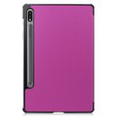 Tablet Hülle für Samsung Galaxy Tab S7 SM-T870/T875/X700 Slim Case Etui mit Standfunktion und Auto Sleep/Wake Funktion Lila