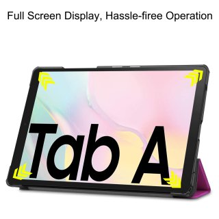 Tablet Hülle für Samsung Galaxy Tab A7 SM-T500 T505  Slim Case Etui mit Standfunktion und Auto Sleep/Wake Funktion Lila