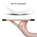 Hülle für Samsung Galaxy Tab A7 SM-T500 T505 Smart Cover Etui mit Standfunktion und Auto Sleep/Wake Funktion Bronze