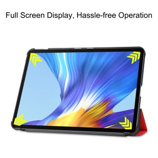 Cover für Huawei Honor V6 10.4 Zoll  Tablethülle Schlank mit Standfunktion und Auto Sleep/Wake Funktion Rot