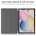 Case für Samsung Galaxy S7 Plus Tab S T970 T975 X800 12.4 Zoll Schutzhülle Tasche mit Standfunktion und Auto Sleep/Wake Funktion Grau