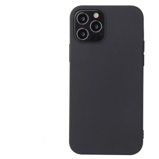 Schutzhülle für Apple iPhone 12 2020 5.4 Zoll Ultra Slim Case Tasche aus TPU Stoßfest Extra Dünn Schlank Schwarz