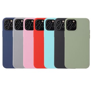 Schutzh&uuml;lle f&uuml;r Apple iPhone 12 Pro Max 6.7 2020 6.7 Zoll Ultra Slim Case Tasche aus TPU Sto&szlig;fest Extra D&uuml;nn Schlank Blau
