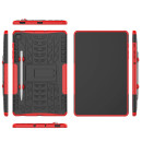 Tablet Hülle für Samsung Galaxy Tab S6 Lite SM-P610 SM-P615 10.4 Zoll Slim Case Etui Stand Schutzcover Rot