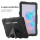 3in1 Hülle für Samsung Galaxy Tab S6 Lite SM-P610 SM-P615 10.4 Outdoor Cover Schutz + Ständer Schwarz