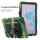 3in1 Cover für Samsung Galaxy Tab S6 Lite SM-P610 SM-P615 10.4 Extrem Schutz + Stativ Camouflage