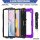 4in1 Cover für Samsung Galaxy Tab S6 Lite SM-P610 SM-P615 10.4 Extrem Schutz + Stativ Lila