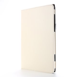 Hülle für Samsung Galaxy Tab S6 Lite SM-P610 SM-P615 10.4 Zoll Smart Cover Etui mit Standfunktion Weiß