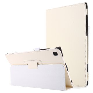 Hülle für Samsung Galaxy Tab S6 Lite SM-P610 SM-P615 10.4 Zoll Smart Cover Etui mit Standfunktion Weiß