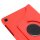 Hülle für Samsung Galaxy Tab S6 Lite SM-P610 SM-P615 10.4 Zoll Schutzhülle Smart Cover 360° Drehbar Rot
