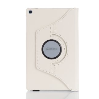 Hülle für Samsung Galaxy Tab S6 Lite SM-P610 SM-P615 10.4 Zoll Schutzhülle Smart Cover 360° Drehbar Weiß