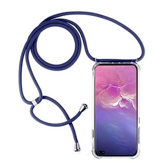 Hülle mit Umhängekette für Samsung Galaxy S20 6.2 Zoll längenverstellbar Slim Case Cover Outdoor Handyhülle aus TPU Stoßfest Extra Schutz Robust