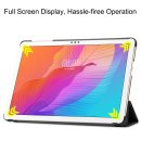 Hülle für Huawei Honor Tablet 6/MatePad T10/T10S 10.1 Zoll Smart Cover Etui mit Standfunktion und Auto Sleep/Wake Funktion Schwarz