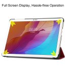 Hülle für Huawei Honor Tablet 6/MatePad T10/T10S 10.1 Zoll  Smart Cover Etui mit Standfunktion und Auto Sleep/Wake Funktion Weinrot