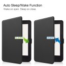 Hülle für Kobo Nia 2020 6 Zoll E-Book Cover Etui mit Standfunktion und Auto Sleep/Wake Funktion Schwarz