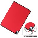 Cover für Apple Ipad Air 4 2020/2022 4. Generation 10.9 Zoll Tablethülle Schlank mit Standfunktion und Auto Sleep/Wake Funktion Rot