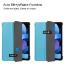 Hülle für Apple Ipad Air 4 2020/2022 4. Generation 10.9 Zoll Smart Cover Etui mit Standfunktion und Auto Sleep/Wake Funktion Hellblau