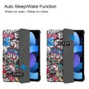 Cover für Apple Ipad Air 4 2020/2022 4. Generation 10.9 Zoll Tablethülle Schlank mit Standfunktion und Auto Sleep/Wake Funktion