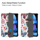 Case für Apple Ipad Air 4 2020/2022 4. Generation 10.9 Zoll  Schutzhülle Tasche mit Standfunktion und Auto Sleep/Wake Funktion