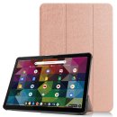 Case für Lenovo IdeaPad Duet Chromebook 10.1 Zoll Schutzhülle Tasche mit Standfunktion und Auto Sleep/Wake Funktion in Bronze