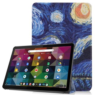 Schutzhülle für Lenovo IdeaPad Duet Chromebook 10.1 Zoll Slim Case Etui mit Standfunktion und Auto Sleep/Wake Funktion