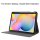 Schutzhülle für Samsung Galaxy Tab S6 Lite SM-P610 P615 10.4 Zoll Slim Case Etui mit Standfunktion und Auto Sleep/Wake Funktion Schwarz