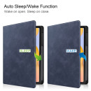 Tablet Hülle für Samsung Galaxy Tab S6 Lite SM-P610 P615 10.4 Zoll Slim Case Etui mit Standfunktion und Auto Sleep/Wake Funktion Blau