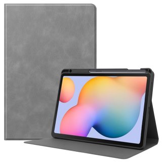 Tablet Hülle für Samsung Galaxy Tab S6 Lite SM-P610 P615 10.4 Zoll Slim Case Etui mit Standfunktion und Auto Sleep/Wake Funktion Grau