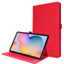 Tablet Hülle für Samsung Galaxy Tab S6 Lite SM-P610 P615 10.4 Zoll Slim Case Etui mit Standfunktion und Auto Sleep/Wake Funktion Rot
