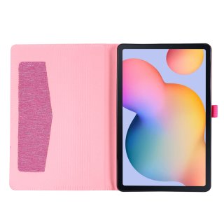 Schutzhülle für Samsung Galaxy Tab S6 Lite SM-P610 P615 10.4 Zoll Slim Case Etui mit Standfunktion und Auto Sleep/Wake Funktion Pink