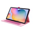 Schutzhülle für Samsung Galaxy Tab S6 Lite SM-P610 P615 10.4 Zoll Slim Case Etui mit Standfunktion und Auto Sleep/Wake Funktion Pink