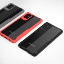 Hülle für Samsung Galaxy A51 Slim Case Cover Outdoor Handyhülle aus TPU Stoßfest Extra Schutz Robust Rot