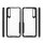 Schutzhülle für Huawei Honor P30 Dünn Case Tasche Outdoor Handyhülle aus TPU Stoßfest Extra Schutz Leicht Schwarz