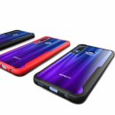 Hülle für Huawei Honor P Smart 2019 Slim Case Cover Outdoor Handyhülle aus TPU Stoßfest Extra Schutz Robust Rot