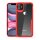 Hülle für Apple iPhone 11 XI 2019 6.1 Zoll Slim Case Cover Outdoor Handyhülle aus TPU Stoßfest Extra Schutz Robust Rot