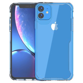 Hülle für Apple iPhone 11 XI 2019 6.1 Zoll Slim Case Cover Outdoor Handyhülle aus TPU Stoßfest Extra Schutz Robust Klar