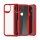 Hülle für Apple iPhone 11 Pro Max XI 2019 6.5 Zoll Slim Case Cover Outdoor Handyhülle aus TPU Stoßfest Extra Schutz Robust Rot