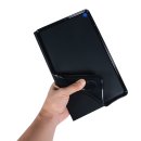 Tablet Hülle für Samsung Tab A SM-T510 und SM T515 10.1 Zoll Slim Case Etui mit Standfunktion und Auto Sleep/Wake Funktion Hellgrau